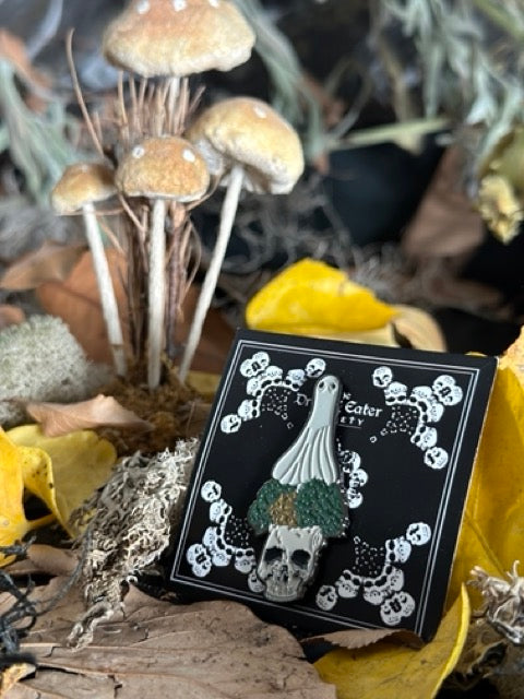 Phantom Fungi Enamel Pin