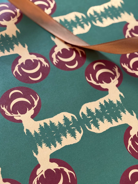 Forest Elder Wrapping Paper Sheet
