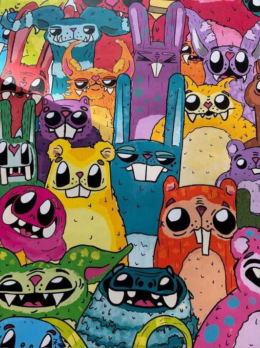 Slumberless Wrapping Paper Sheet